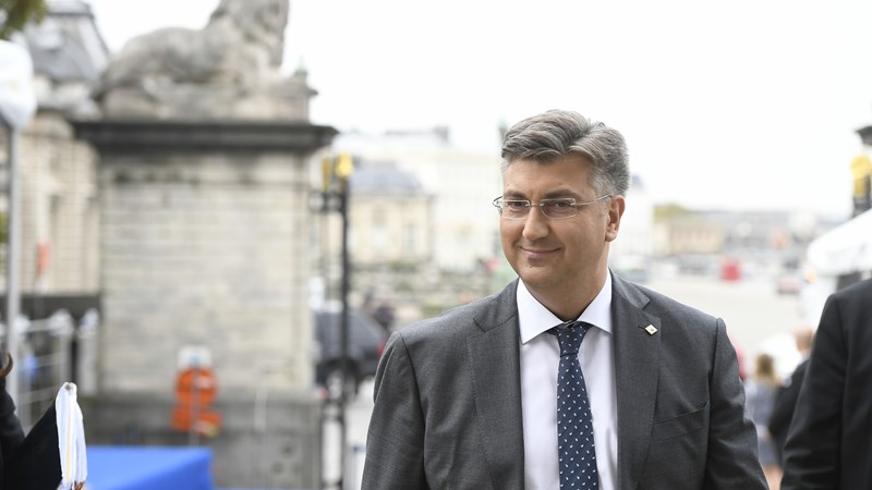Predsjednik Vlade Plenković u Bruxellesu: Hrvatska cijelo vrijeme poziva Sloveniju na dijalog 